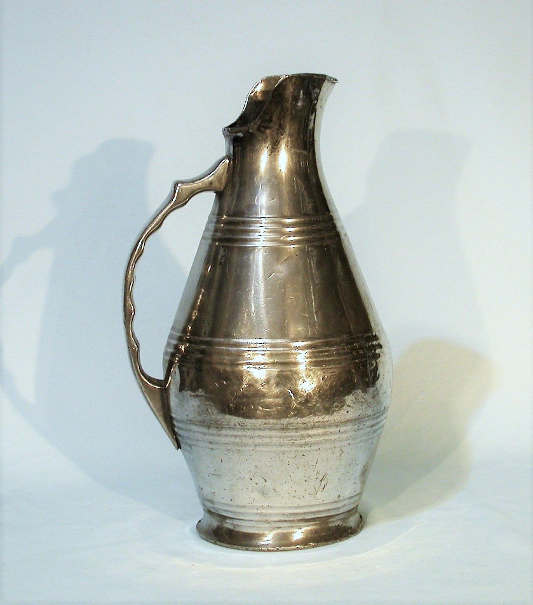 Pewter Cellar Jug - Paris, 19th Century