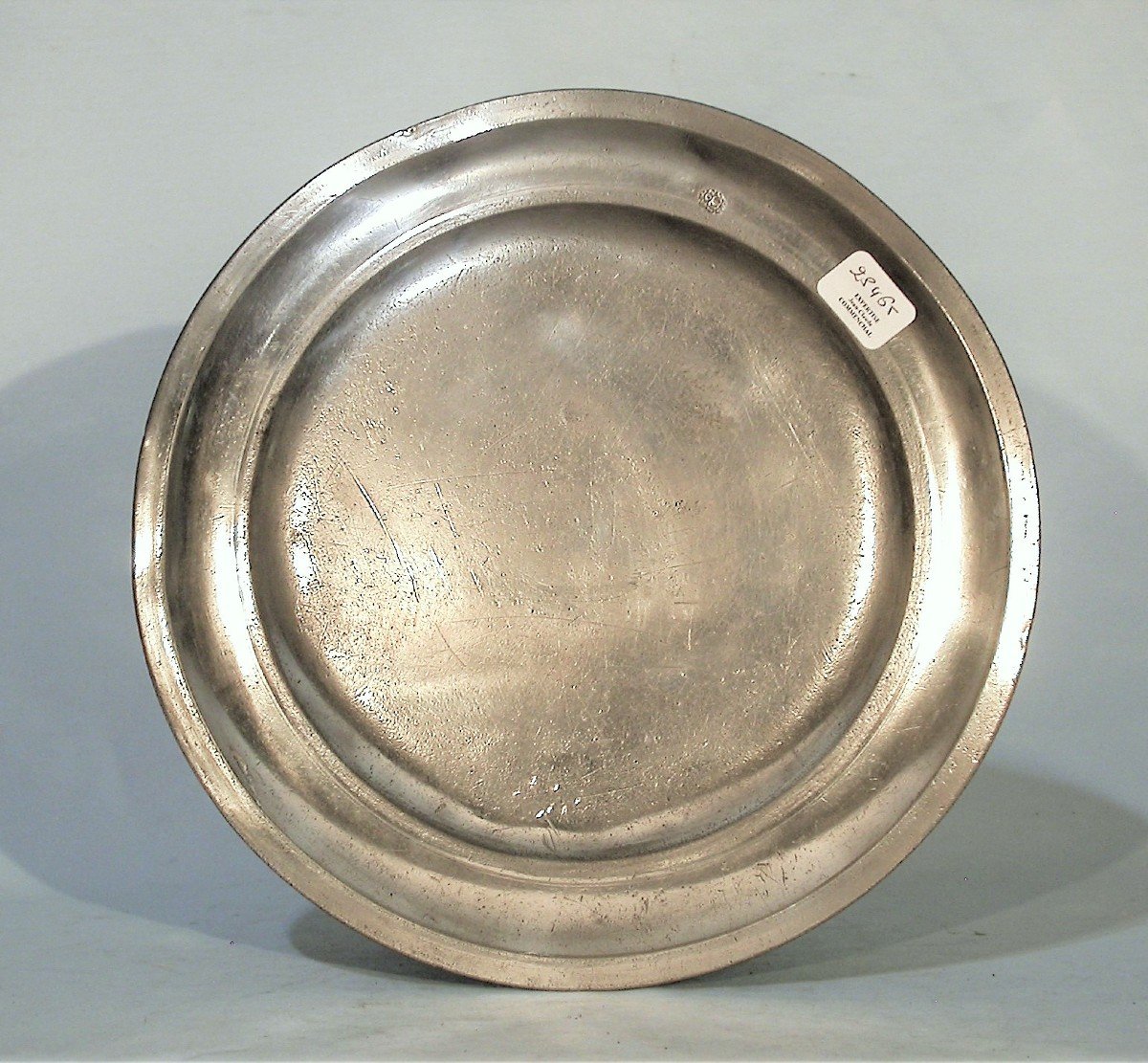 Pewter Plate At The Toulouse Control, 18th Century-photo-1