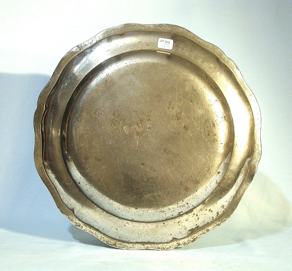 Pewter Dish - Lyon, 18th Century-photo-2