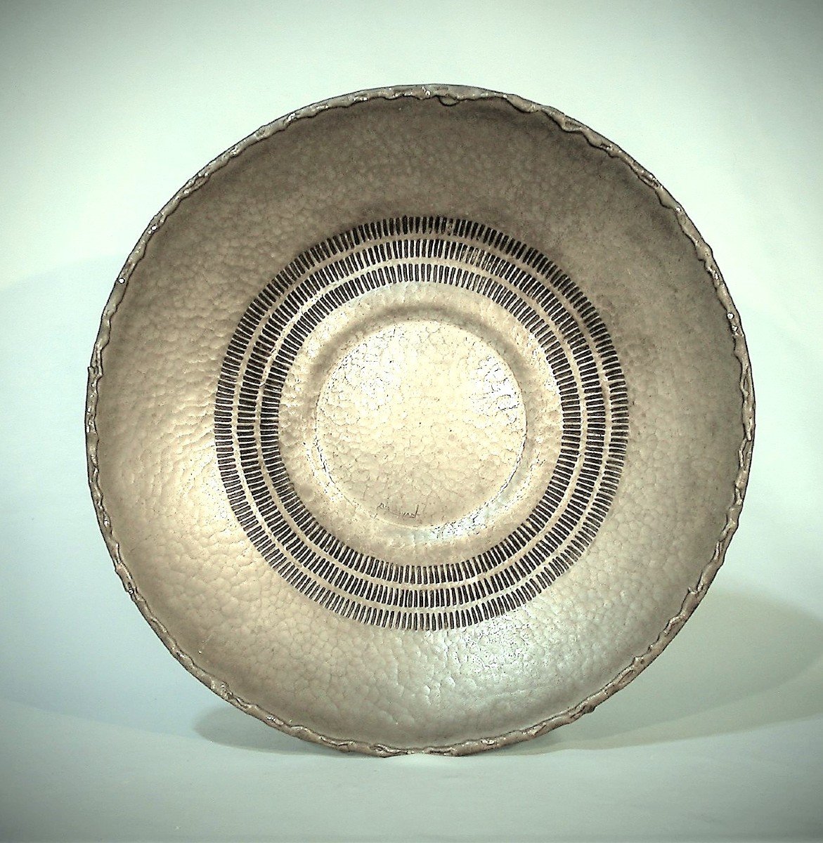 Large "art Deco" Pewter Cup By Rene Delavan