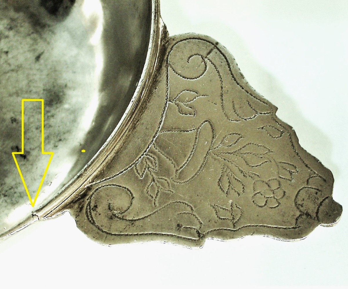 Pewter Bowl - Rouen, 18th Century-photo-2