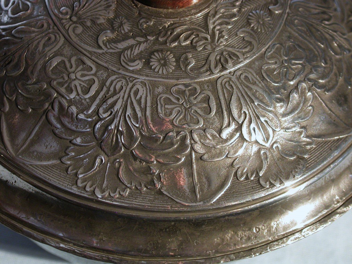 Small Pewter Vegetable Dish - Saxony, Circa 1800-photo-3