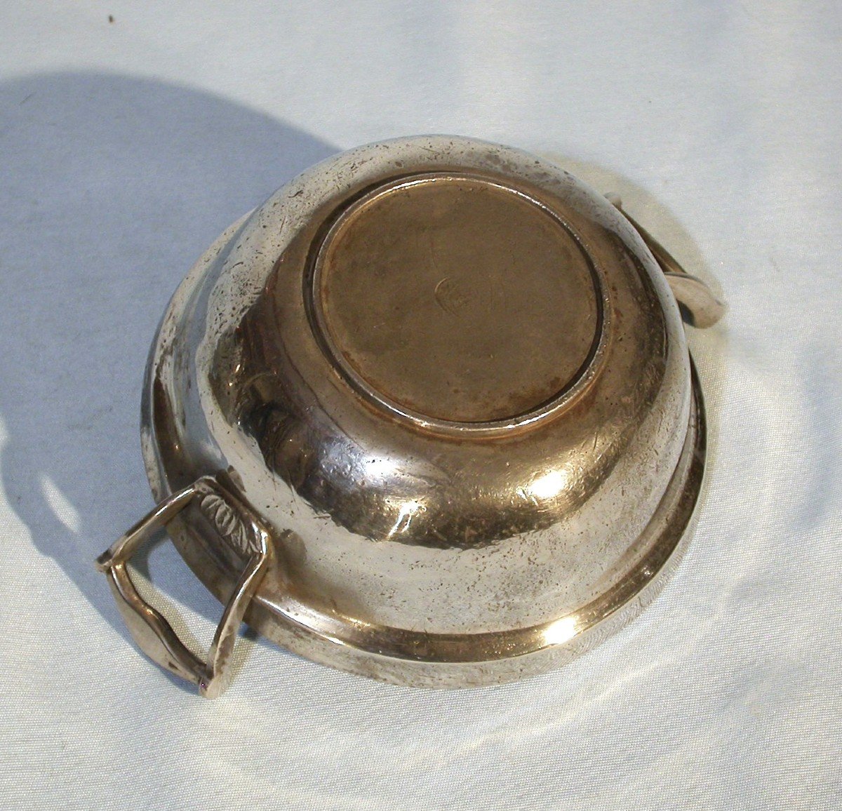 Small Pewter Vegetable Dish - Saxony, Circa 1800-photo-1