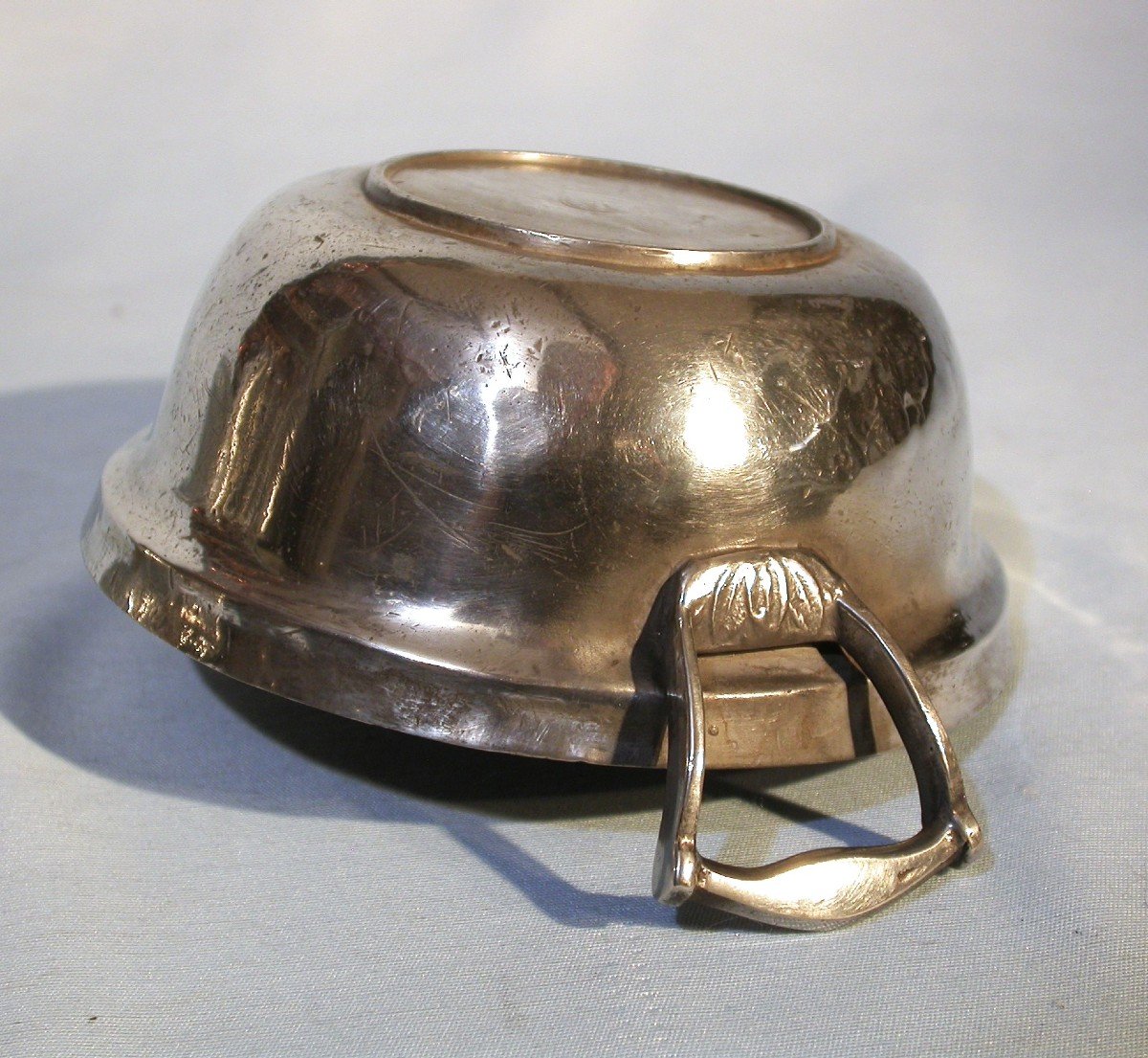 Small Pewter Vegetable Dish - Saxony, Circa 1800-photo-2