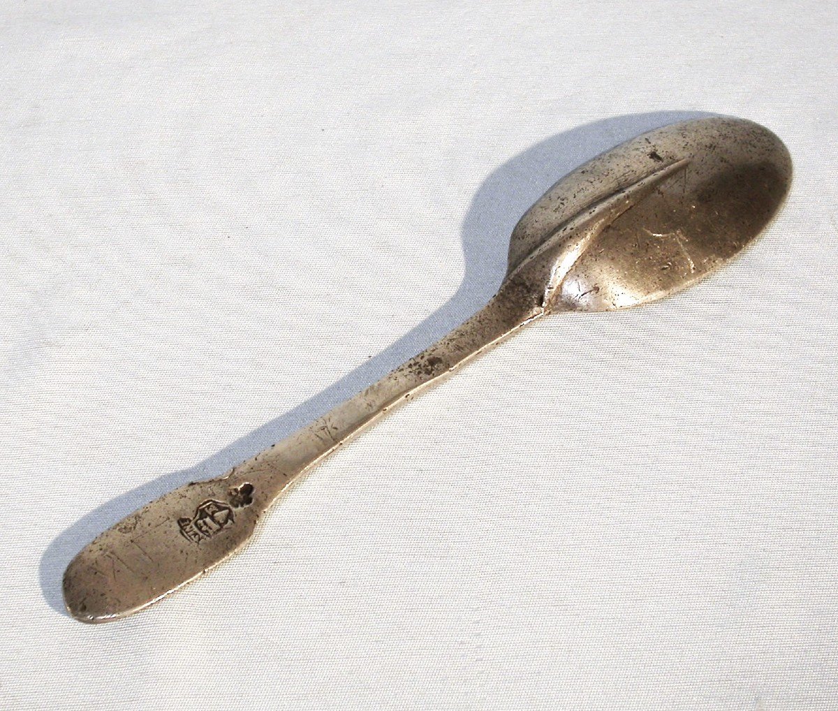 Pewter Spoon - Bordeaux, Early 18th Century-photo-1