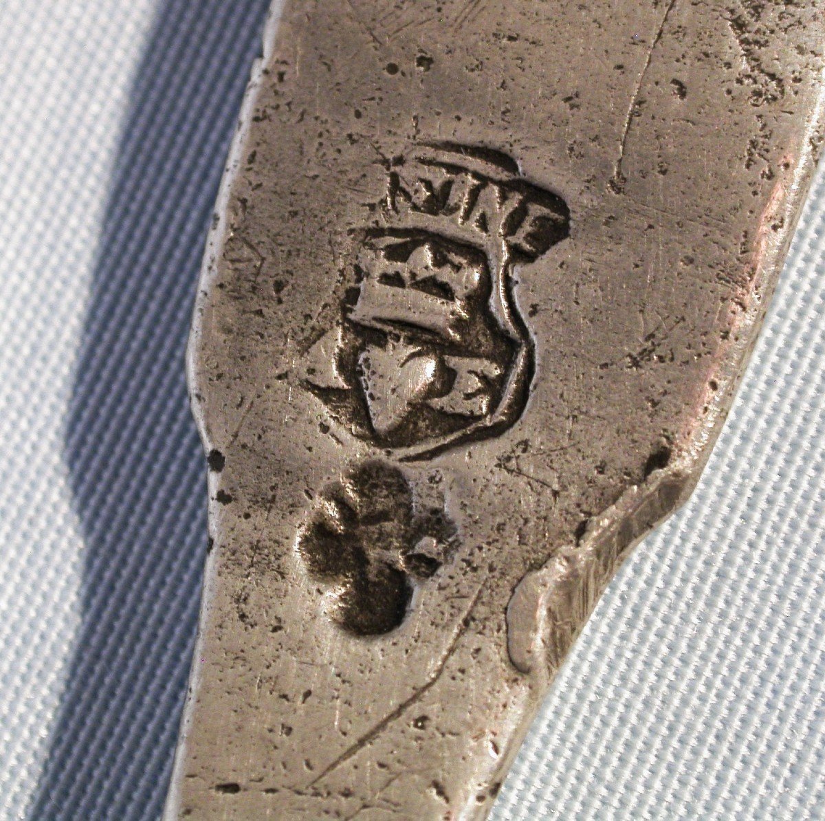 Pewter Spoon - Bordeaux, Early 18th Century