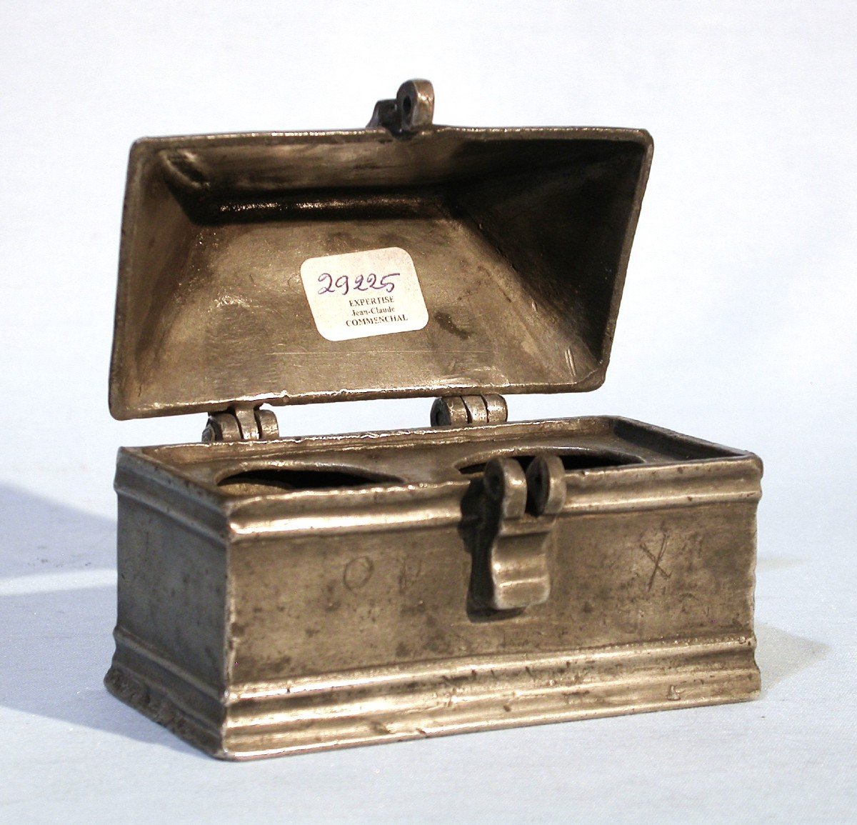 Pewter Box Of Holy Oils - Alsace, Mid-17th Century-photo-1