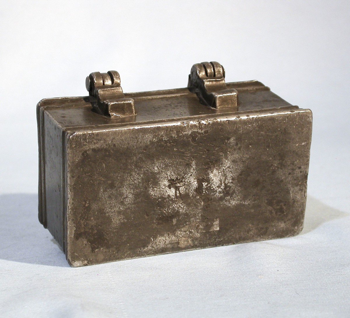 Pewter Box Of Holy Oils - Alsace, Mid-17th Century-photo-2