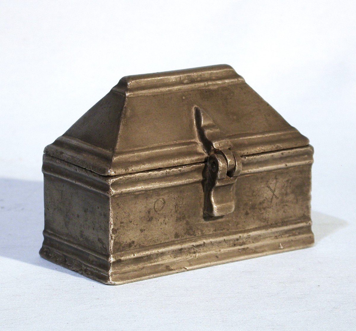 Pewter Box Of Holy Oils - Alsace, Mid-17th Century-photo-4