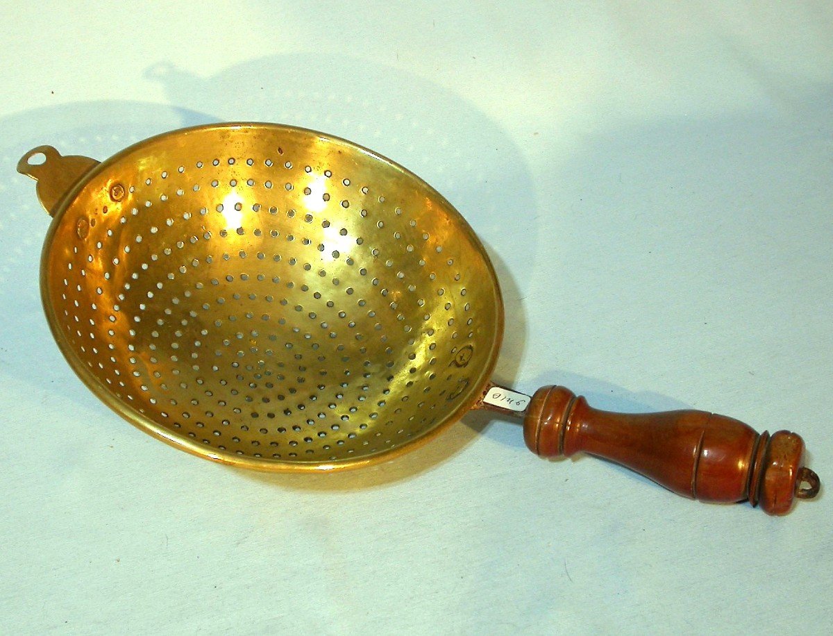 Brass Strainer - France, 19th Century