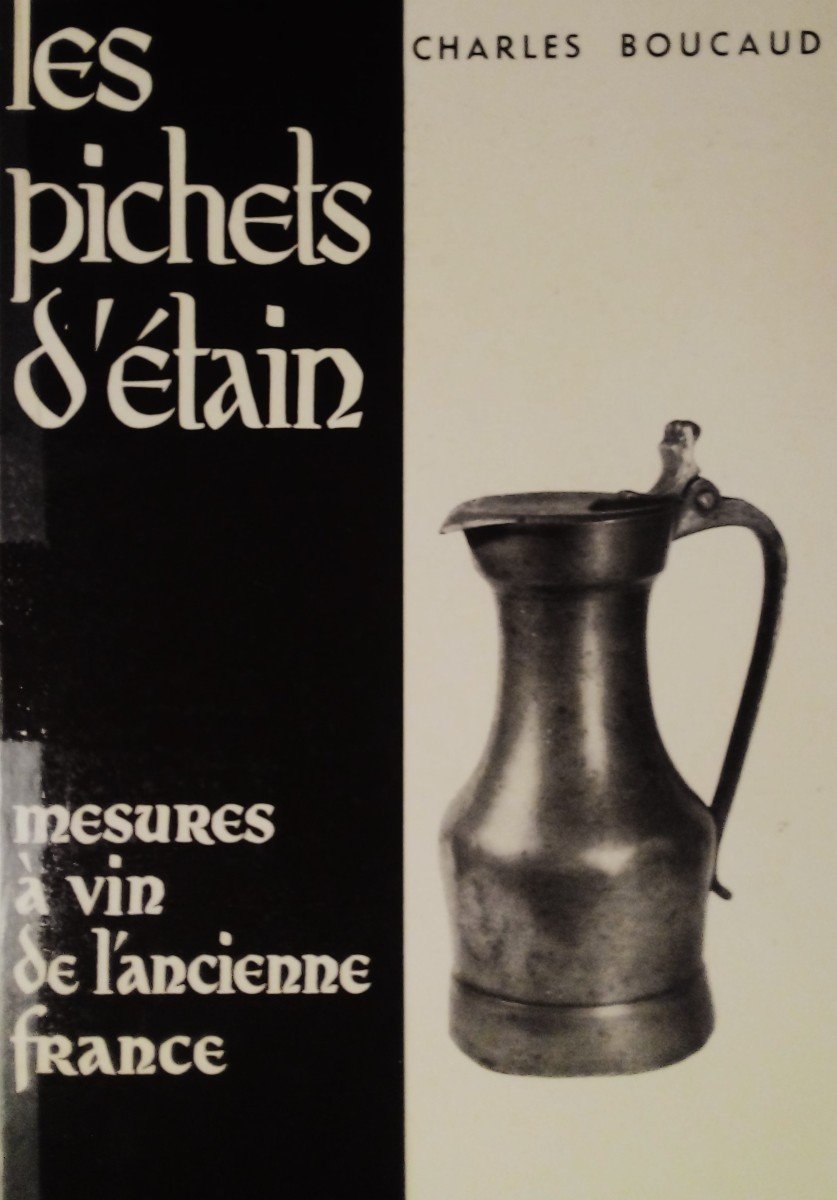 Pewter Wine Pitcher - Rouen, Early 18th Century-photo-6