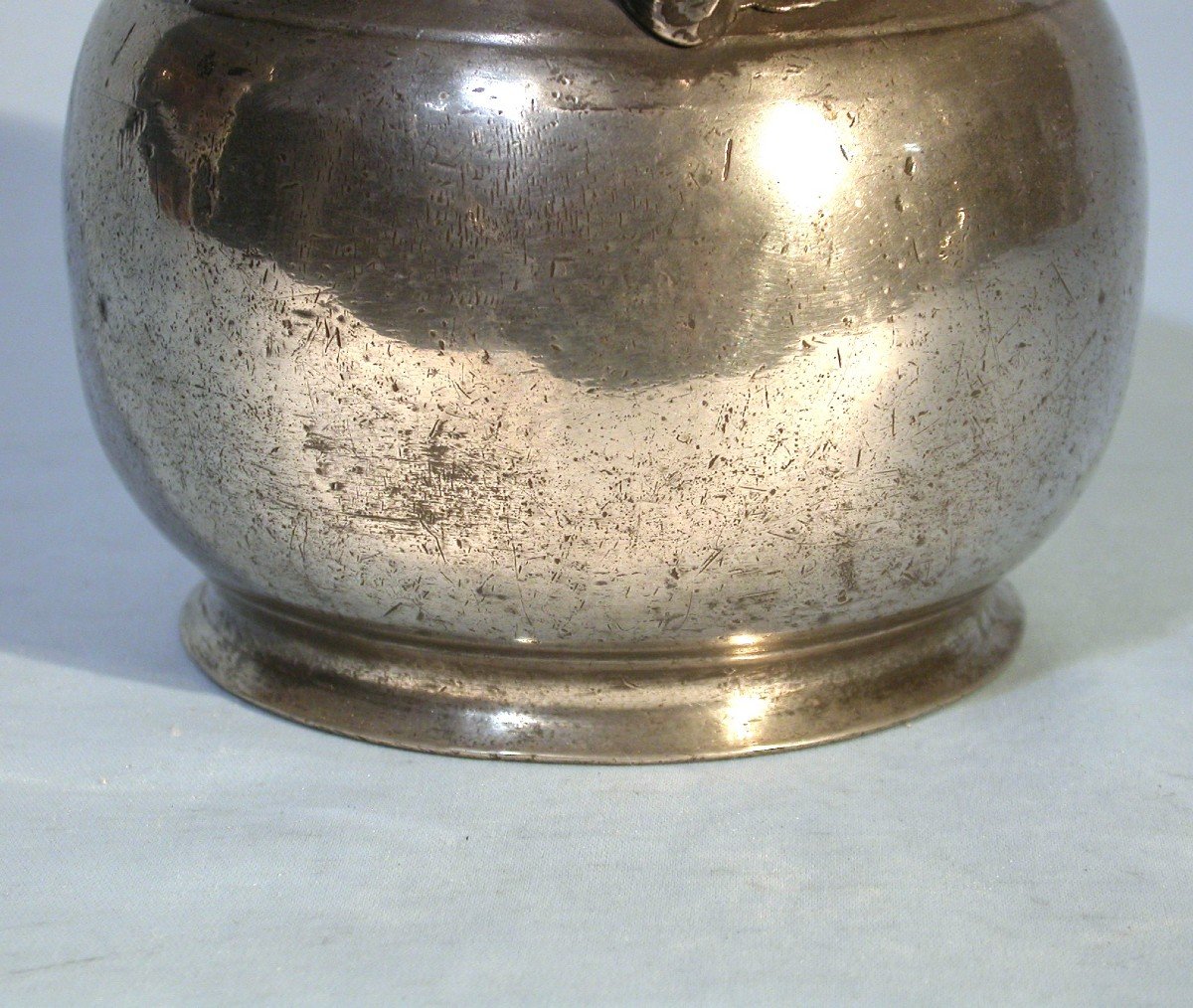 Small Pewter Dinner Carrier - Sens, Mid 18th Century-photo-1