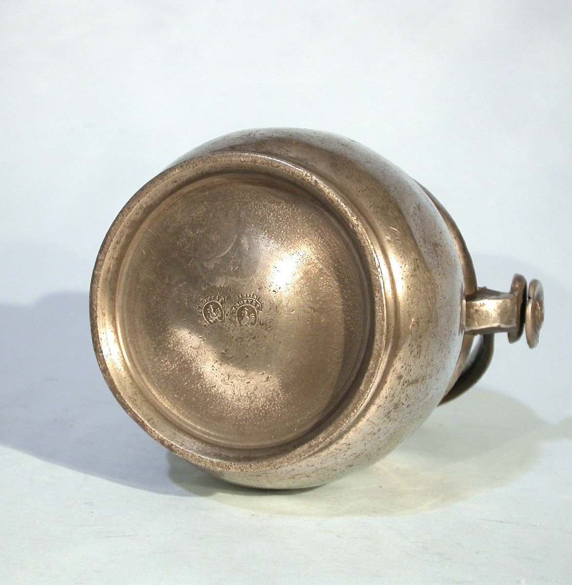 Small Pewter Dinner Carrier - Sens, Mid 18th Century-photo-2