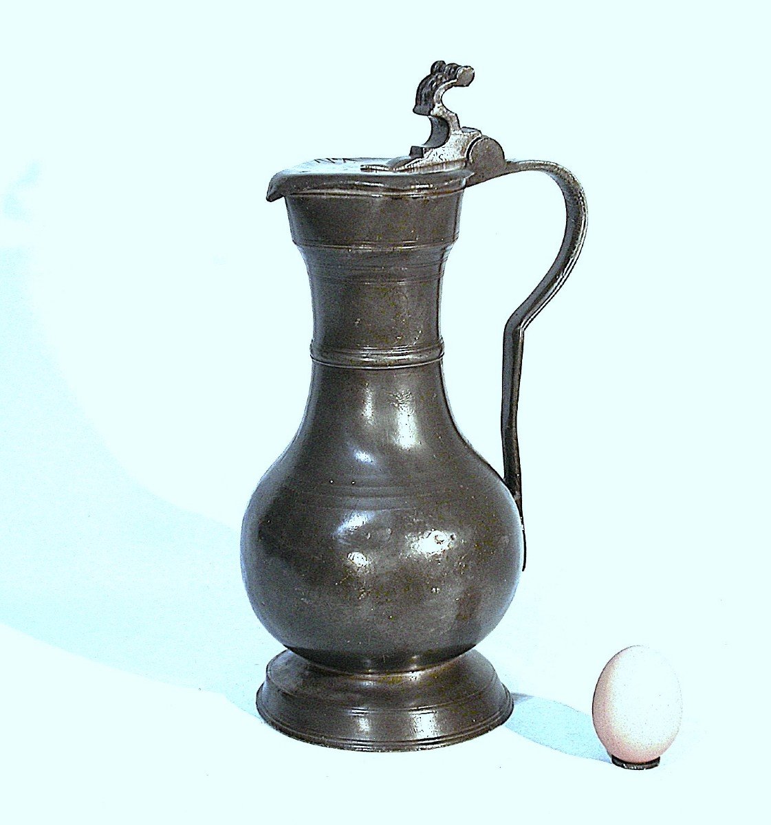 Pewter Wine Pitcher - Berne, 17th Century