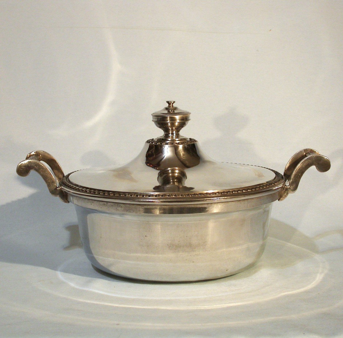 Pewter Vegetable Dish - Strasbourg, End Of The 18th Century-photo-2