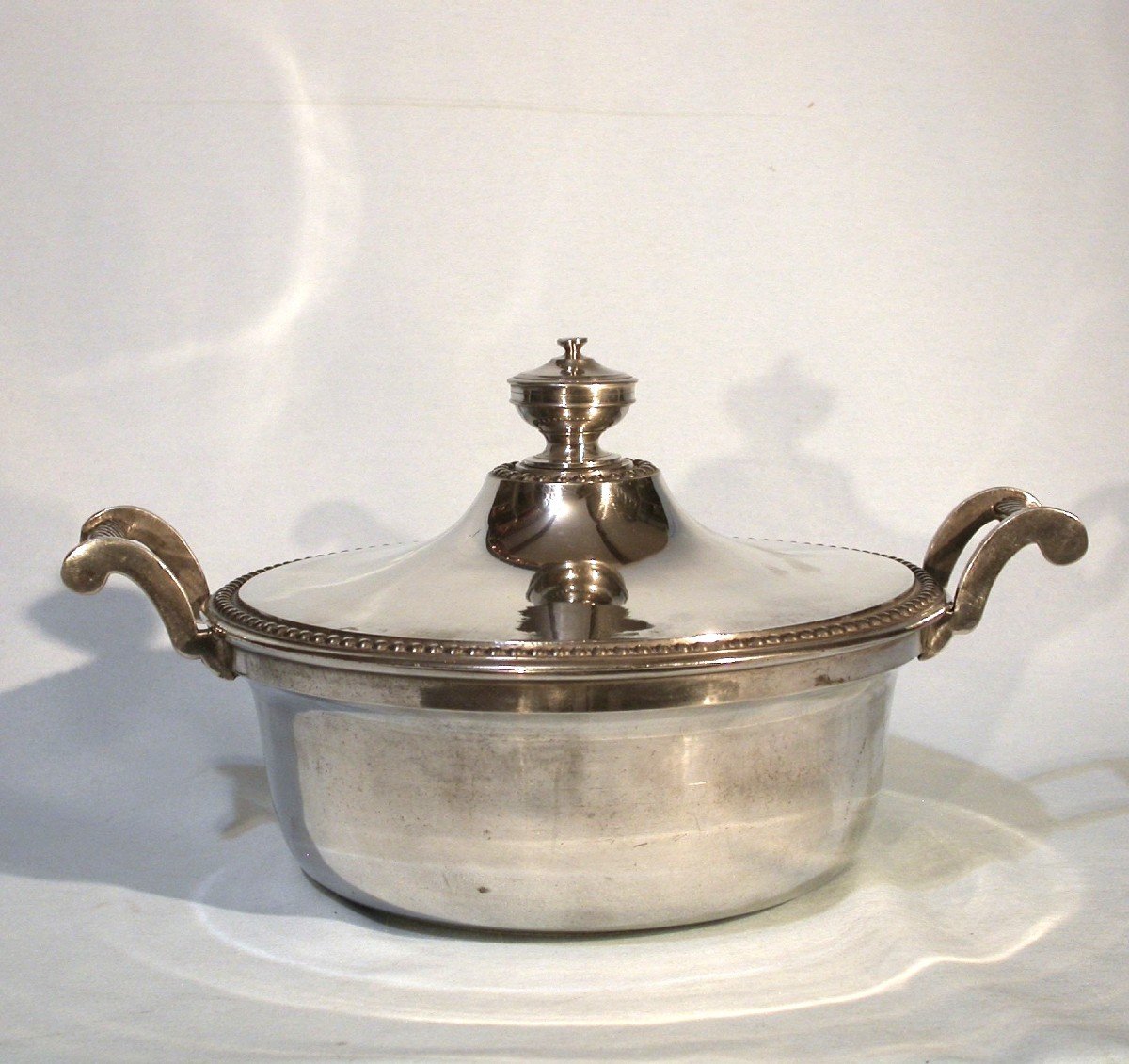 Pewter Vegetable Dish - Strasbourg, End Of The 18th Century-photo-3