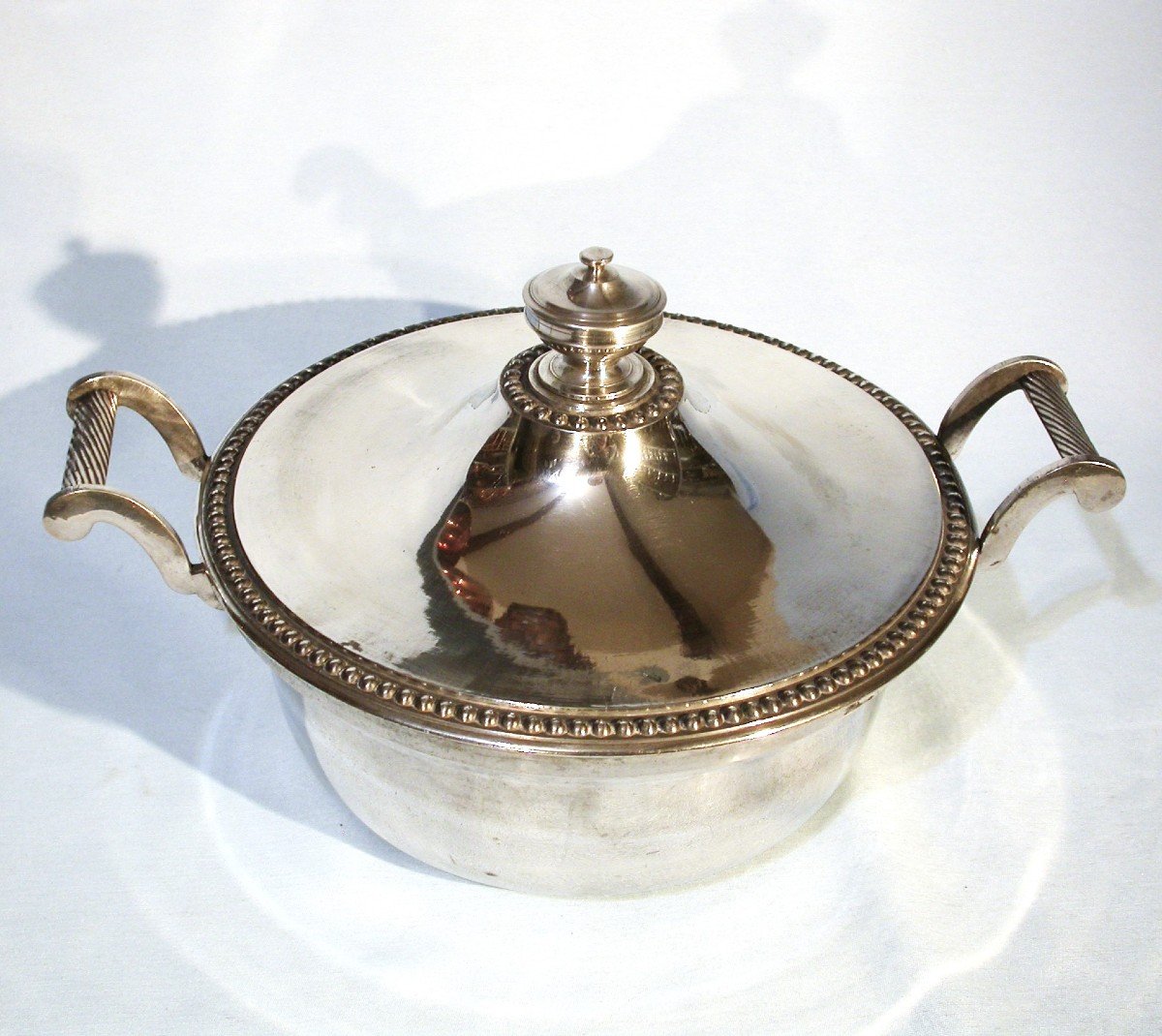 Pewter Vegetable Dish - Strasbourg, End Of The 18th Century-photo-4