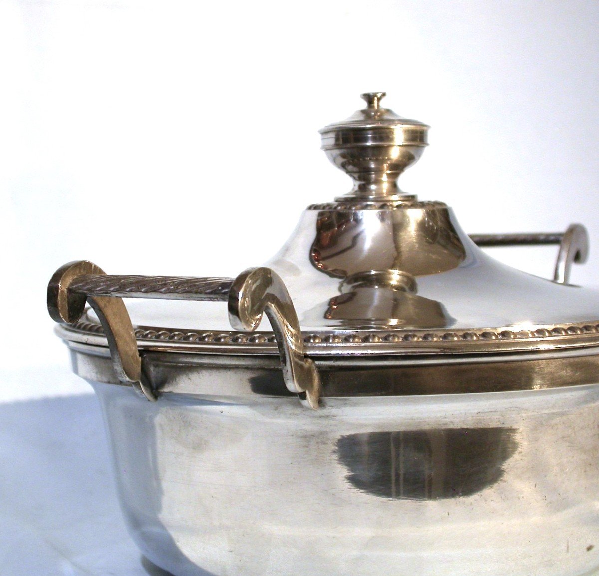 Pewter Vegetable Dish - Strasbourg, End Of The 18th Century