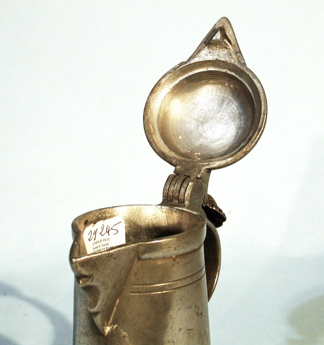 Small Pewter Wine Pitcher - Baden-wurtemberg (?), Late 18th Century-photo-2