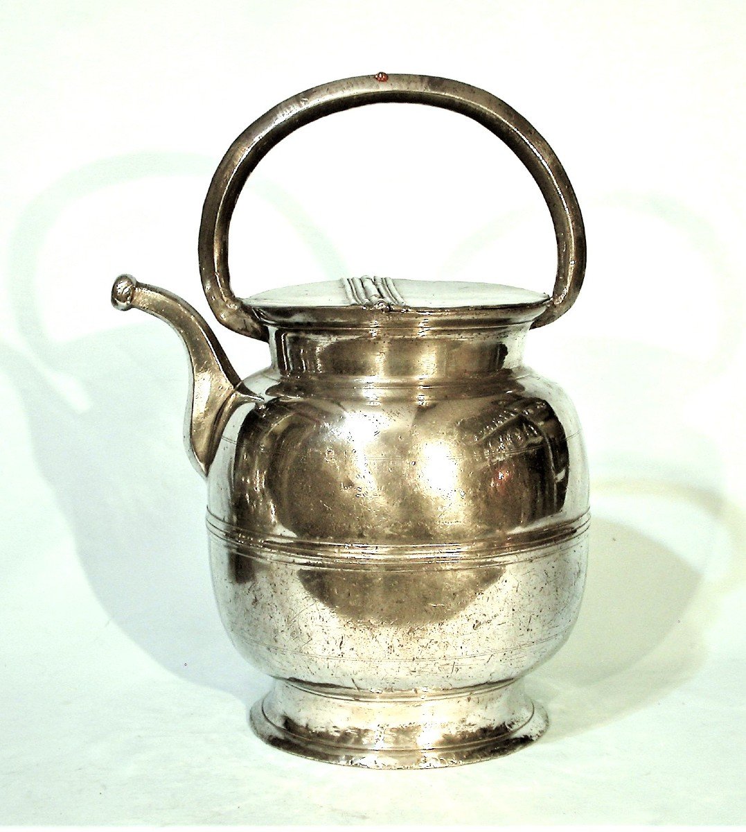 "dourne" In Pewter - Rhone Valley, Early 19th Century-photo-2