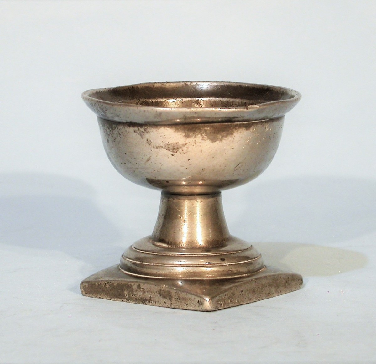 Pewter Salt Shaker - Flanders, Early 19th Century-photo-1