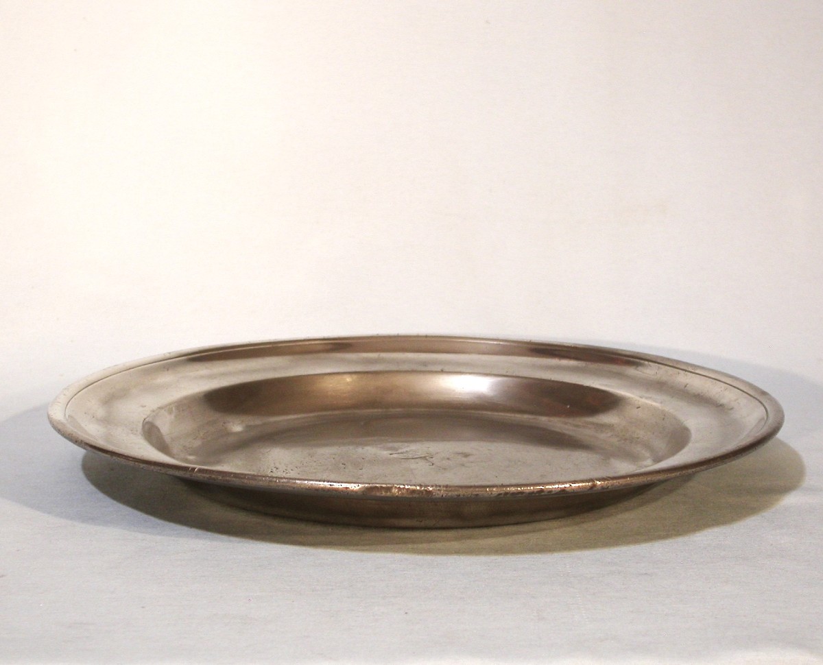 Pewter Dish - France, 18th Century