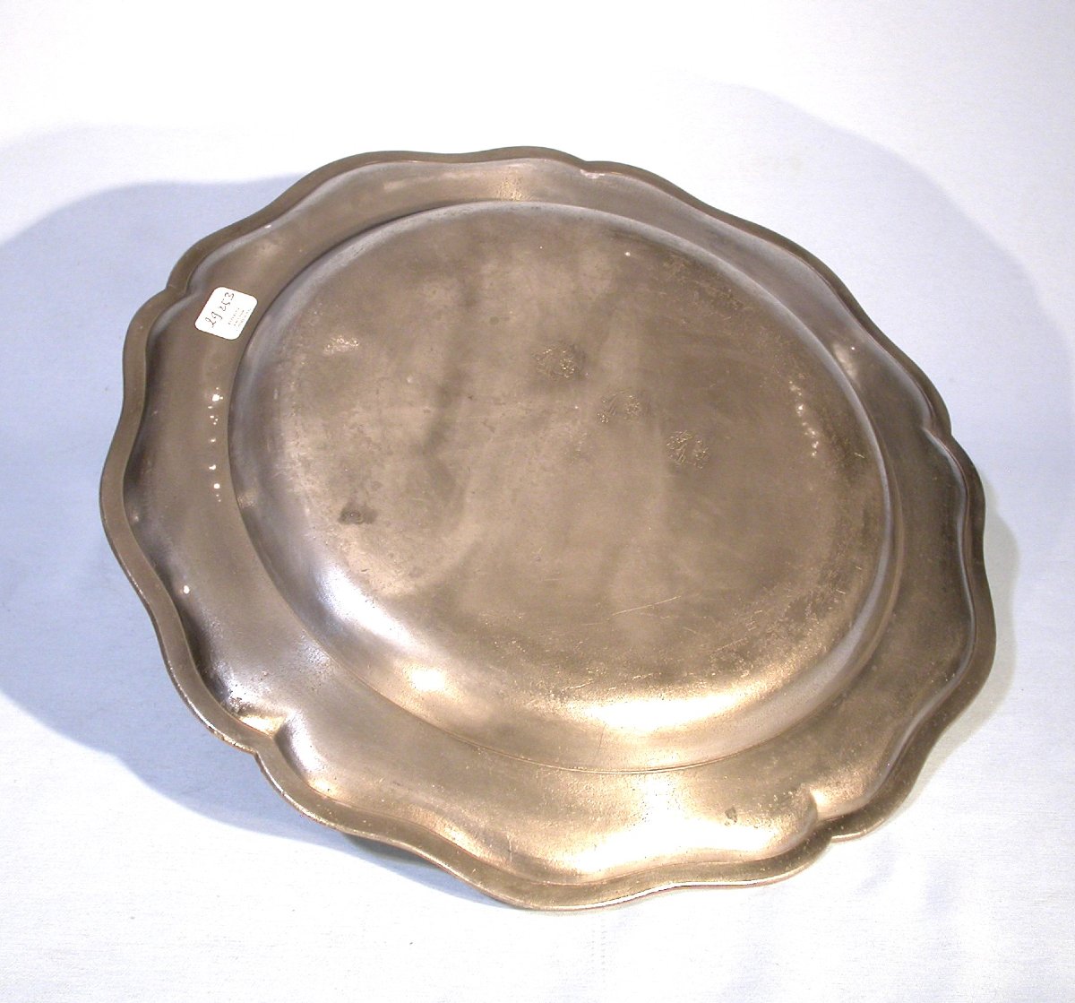 Pewter Dish - Switzerland, XVIII Th C.-photo-4