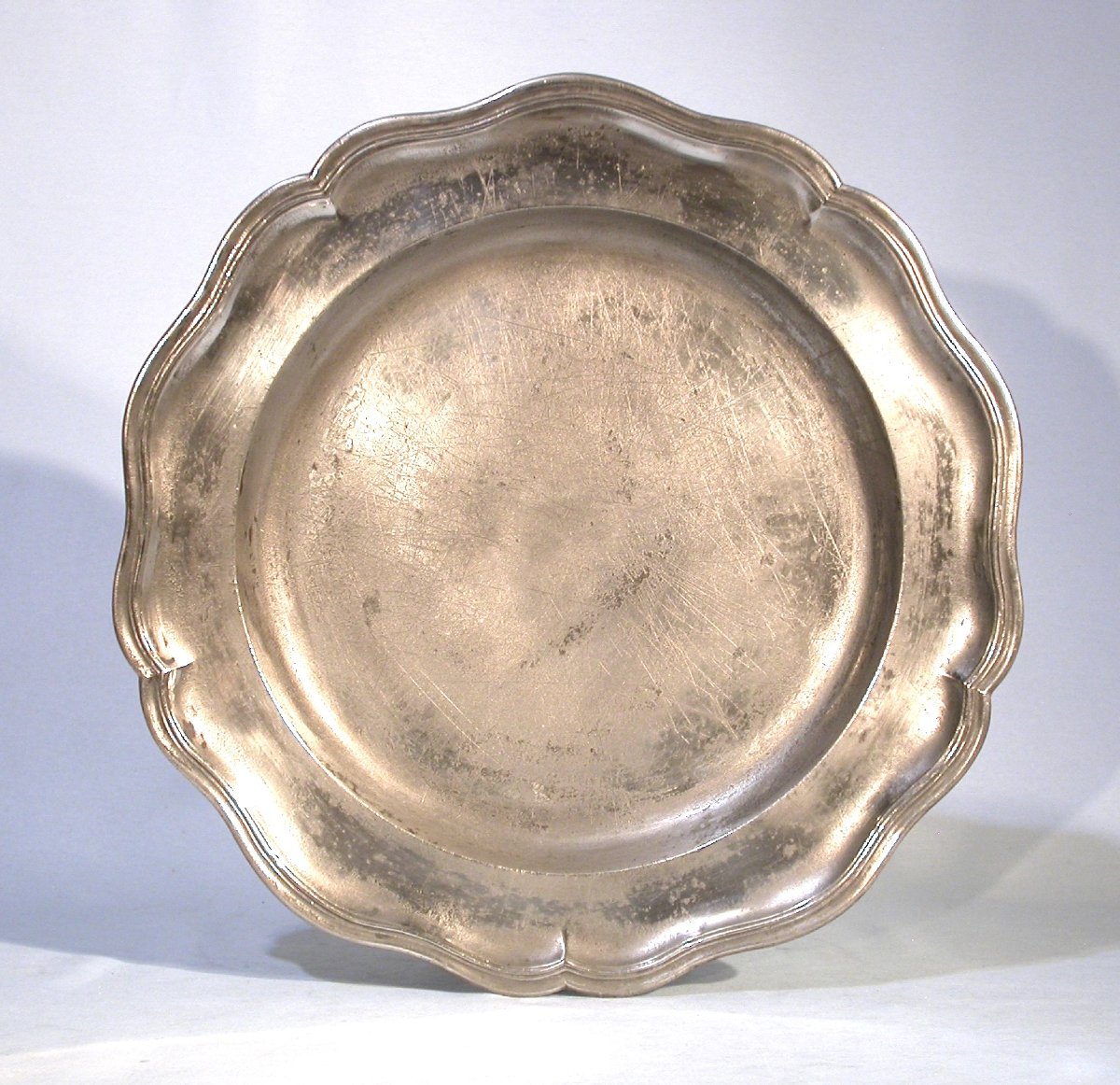 Pewter Dish - Switzerland, XVIII Th C.-photo-3