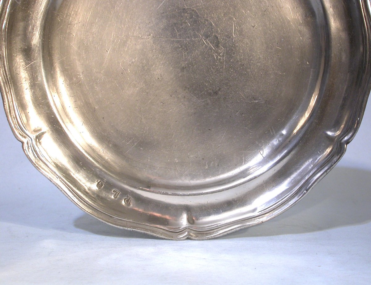 Pewter Dish - France, Late 18th Century-photo-3