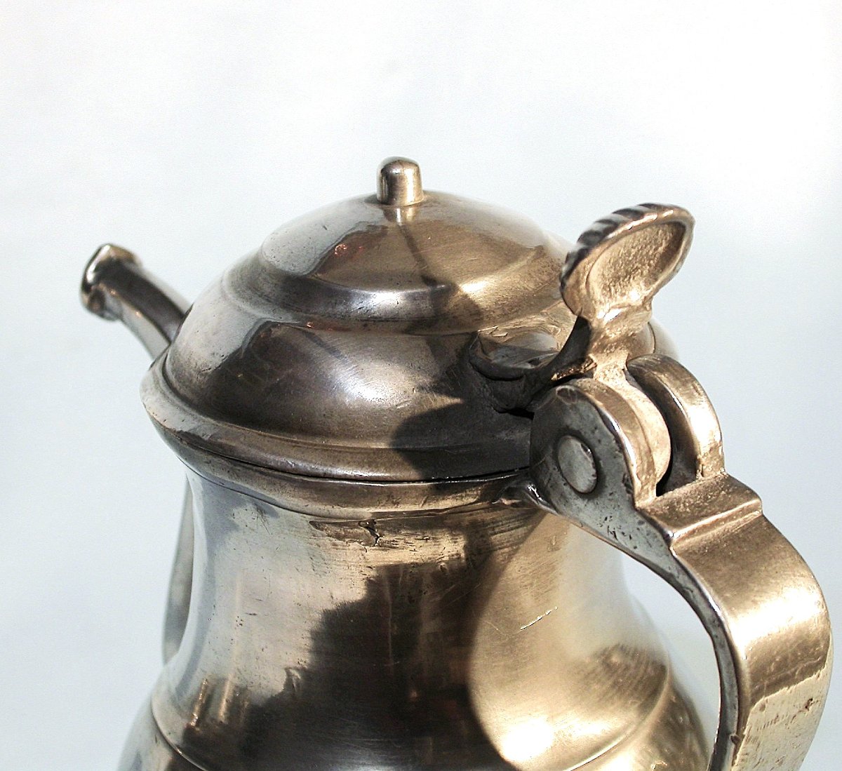 Pewter Oil Jug - Languedoc (nîmes), 19th Century -photo-4