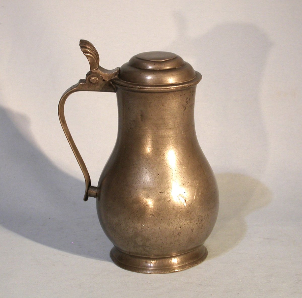 Pewter Wine Pitcher - Douai, Late 18th Century-photo-2