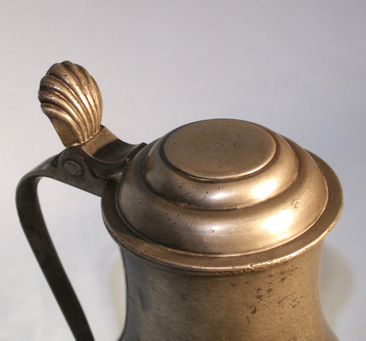 Pewter Wine Pitcher - Douai, Late 18th Century-photo-3