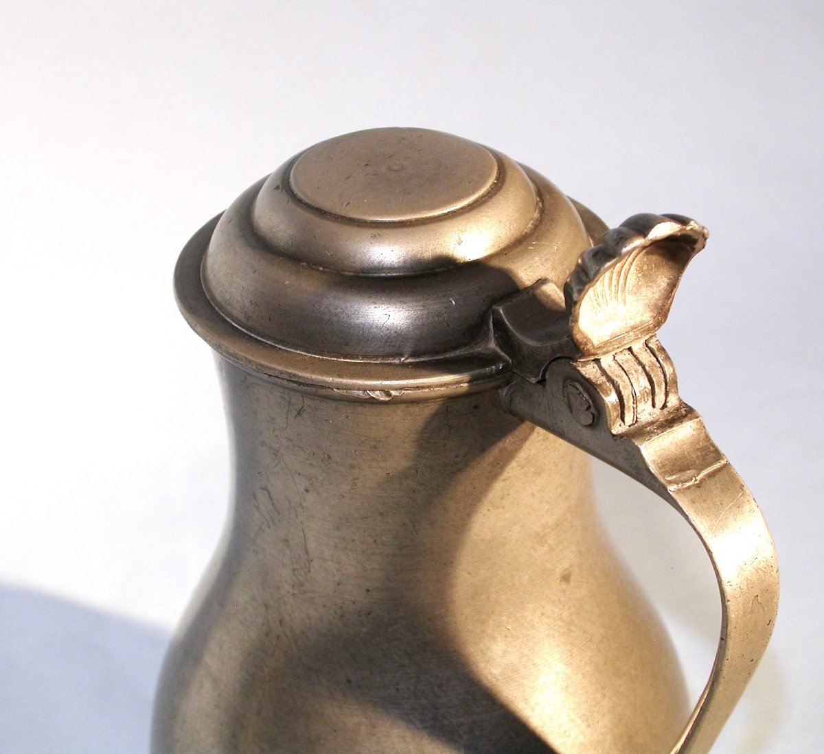 Pewter Wine Pitcher - Douai, Late 18th Century-photo-4