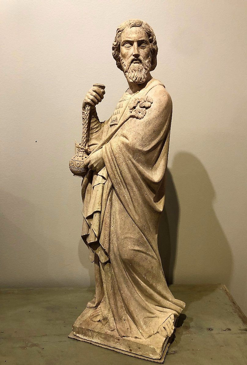 Stone Sculpture - Saint Zechariah-photo-3