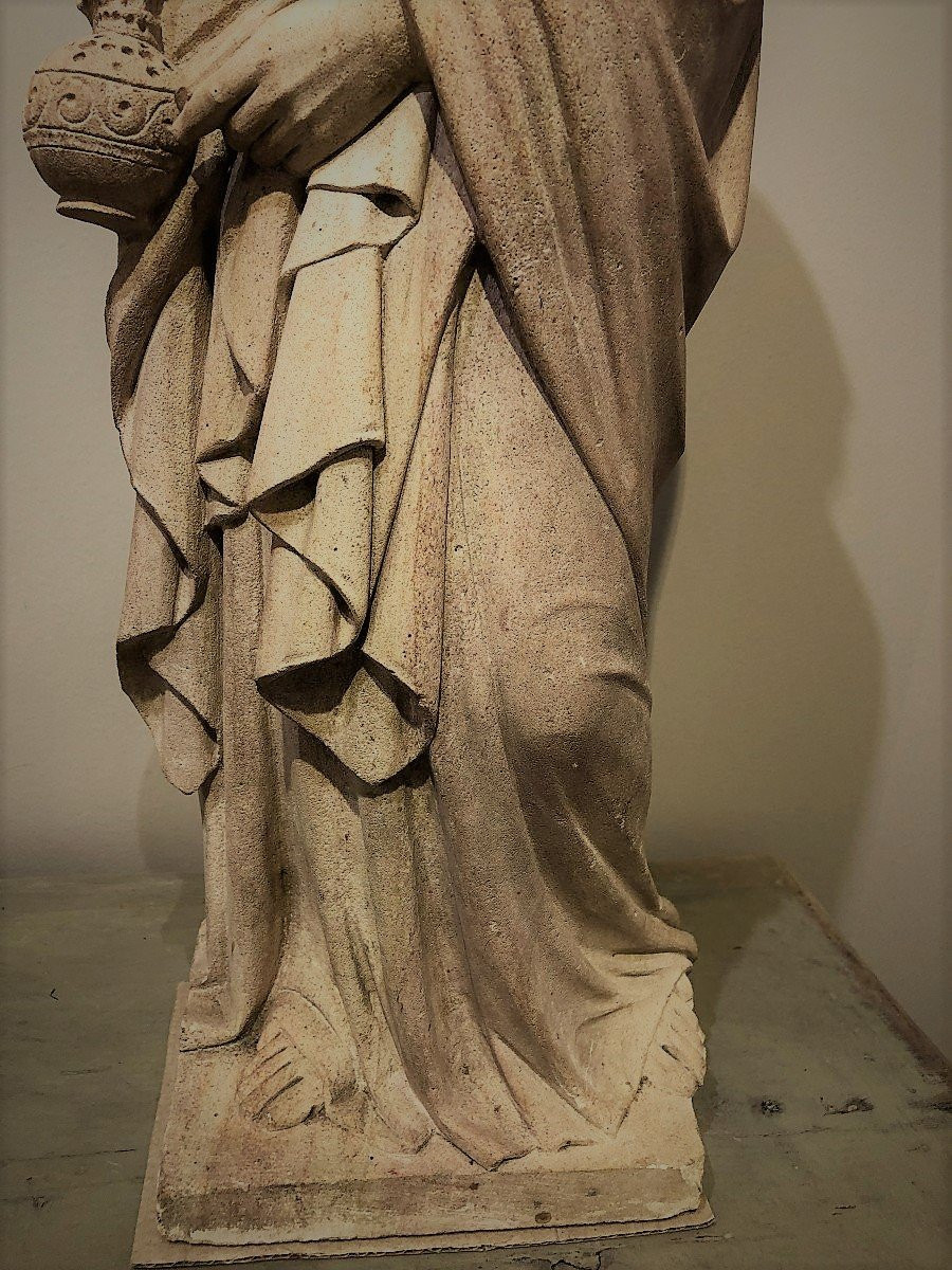 Stone Sculpture - Saint Zechariah-photo-4