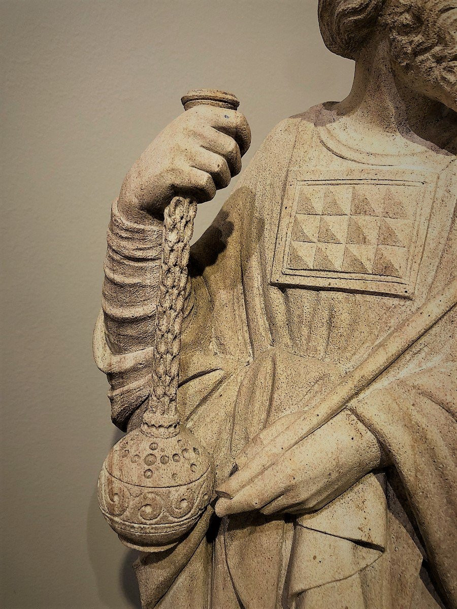 Stone Sculpture - Saint Zechariah-photo-2