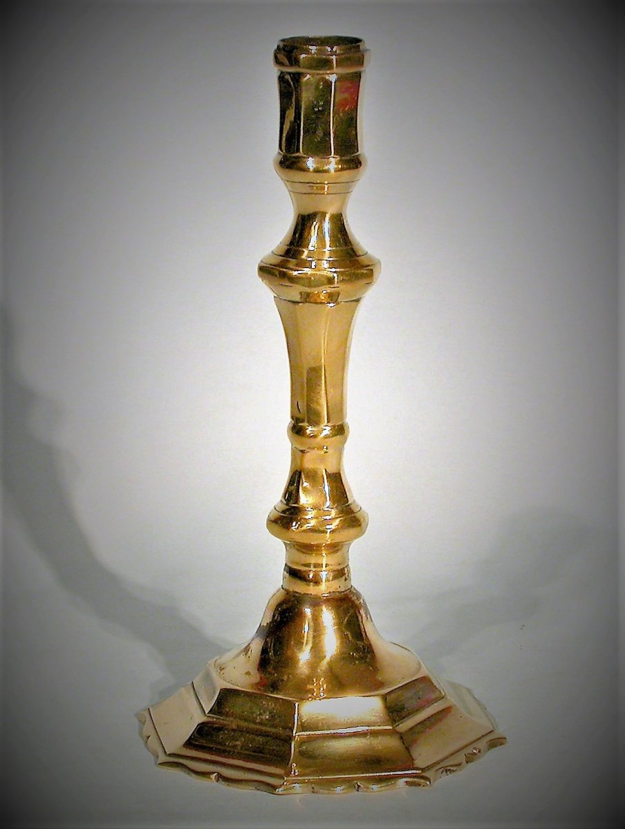 Brass Candlestick - XVIII Th C.