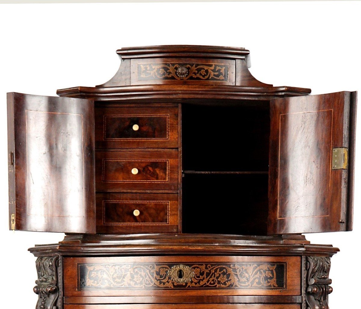 CABINET  EN NOYER  -  ALSACE, VERS 1800-photo-3