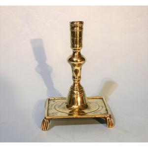 Candleholder - Brass Torch - Spain, XVII Th Century