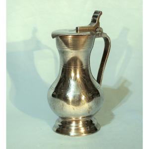 Rare Pewter Pitcher - Toulouse, 18th Century