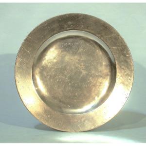 Pewter Plate - London, 18th Century