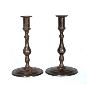 Rare Cast Iron Torches - End Of The 18th Century