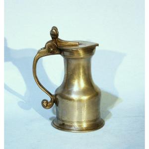 Small Pewter Wine Pitcher  - Lisieux, 18th Century