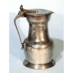 Rare Pewter Wine Pitcher  - Nîmes, Circa 1700