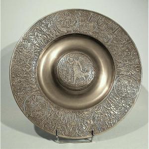 Pewter Dish After Nicolas Horchaimer, Circa 1900