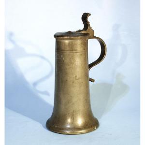 Pewter Wine Pitcher - Basel, 18th Century