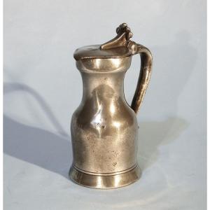 Pewter Wine Pitcher - Rouen, 18th Century