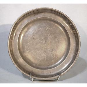 Pewter Plate - Lille, Early 19th Century