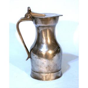 Pewter Wine Pitcher - Rouen, 18th Century