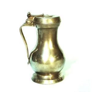 Pewter Wine Pitcher - Toulouse, 18th Century